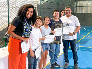 Foto notícia: Homenagem aos Alunos que Representaram o Módulo em 2023